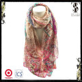 The new arrived design for girls fashion chiffon scarf shawl